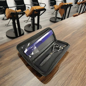 High-End <b>Hairdressing</b> <b>Scissors</b> Japanese Stainless Steel Beauty Tools Sharp Straight Blade Right-Handed Non-Foldable Steel Handle - Product Image 1