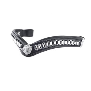 Correa de cuero genuino para caballos ecuestres, banda suave acolchada para cejas, fabricante indio, todos los tamaños disponibles, superventas - Product Image 1