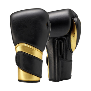 Gants de boxe MMA professionnels en cuir PU avec logo personnalisé pour la fermeture, équipement de boxe fabriqué à Sialkot, Pakistan - Product Image 1