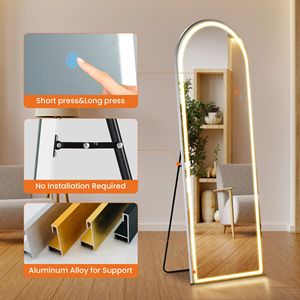 Catégorie de produit Miroir DEL Miroir sur pied avec support 63 "x 20" 3 couleurs - Product Image 6