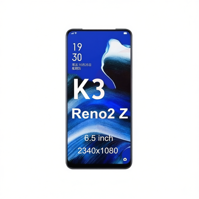 Oppo Reno2 Z K3 TFT Full Screen Display 6.5 Inch 2340x1080 Black Replacement Panel
