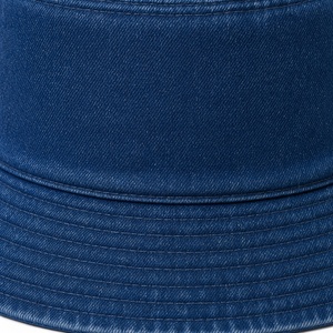 <b>Women</b> Dark Blue Denim <b>Bucket</b> <b>Hat</b> FINER Embroidery Logo Wide Brim Casual Vintage Fashion Outdoor Summer Sun Protection Headwear - Product Image 3