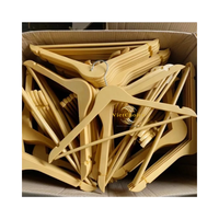 Cintre en bois à un seul niveau avec logo personnalisé, écologique et multifonctionnel pour magasin de vêtements et armoire, marque privée