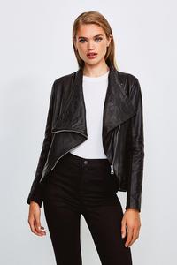 Veste en cuir véritable de haute qualité pour femmes, coupe ajustée moderne, personnalisation de la marque, vestes en cuir pour femmes - Product Image 6