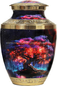 Urnes funéraires décoratives en laiton de haute qualité, faites à la main, pour hommes et femmes. - Product Image 5