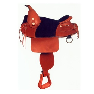 Freemax <b>Treeless</b> Dressage <b>Saddle</b> for Horse Riding 100% Genuine Leather English <b>Saddle</b> with Secure Seat Pad - Product Image 3