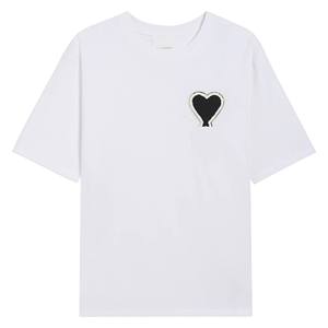 Fabricante de Ropa Personaliza Camisetas Unisex con Etiqueta Bordada, Corte Holgado, Algodón Puro de Alta Calidad, Cuello Redondo - Product Image 1