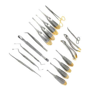 Removedor de Sarro Manual de Acero Inoxidable de 8 Piezas, Juego de Limpiadores Dentales Profundos, Certificado CE, Higiene Dental por Dentavex - Product Image 3