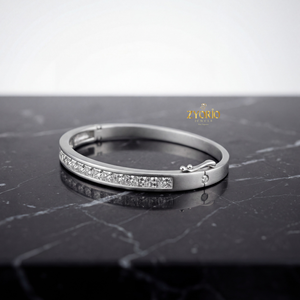 กำไลข้อมือเพชรเลี้ยงในห้องปฏิบัติการ ดีไซน์คลาสสิกหรูหรา สีโรสโกลด์ ประดับเพชรระยิบระยับ สำหรับผู้หญิง เหมาะเป็นของขวัญในงานปาร์ตี้หรือโอกาสพิเศษ - Product Image 5