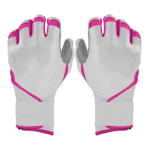 Fabricants professionnels de gants de frappe de baseball de haute qualité en cuir de chèvre, couleur unie, style personnalisé. - Product Image 1