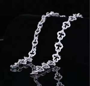 Nueva Cadena Cubana con Diamantes de Moissanita, Joyería Hip Hop de Lujo Personalizada, el Mejor Regalo para Hombres, Material de Oro Amarillo - Product Image 3