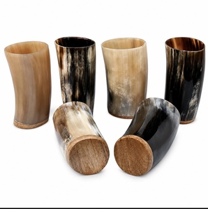 Tazas para Beber de Cuerno de Búfalo, Forma Natural, Pulimentadas, Modernas, Ecológicas, Duraderas, Hechas a Mano, Decoración para el Hogar - Product Image 3
