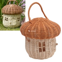 Panier de rangement en rotin tressé à la main, très vendu, panier décoratif pour enfants, pour une utilisation en extérieur et comme accessoires de photographie
