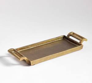 Modern Stainless Steel Metal Serving <b>Tray</b> For Tea Coffee Breakfast Lunch <b>Dinner</b> And Buffet Food Presentation - Product Image 3
