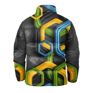 Chaquetas Acolchadas Unisex de Alta Calidad, Elegantes y Personalizadas, para Invierno, de Lona Gruesa, con Cierre de Cremallera, Estampado por Sublimación, con Capucha - Product Image 1