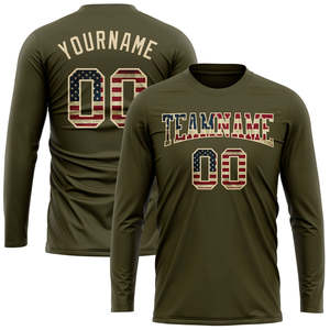 OEM Custom Teamname Long Sleeve Athletic Sports Jersey Moisture Wicking Performance <b>Shirt</b> Wholesale <b>Men's</b> <b>Shirts</b> Supplier - Product Image 1