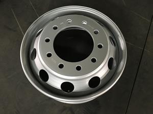 ฝาครอบล้ออลูมิเนียมขนาด 225 x 9 / 225 x 8.25 สำหรับรถบรรทุก Foton สีเงิน ใหม่ รับประกัน 5 ปี - อุปกรณ์ตกแต่งรถยนต์ที่ทนทานและมีสไตล์ - Product Image 2