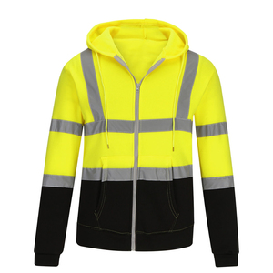Custom OEM Winter Waterproof High Visibility <b>Reflective</b> LED Flash Safety Workwear <b>Jacket</b> for Security Construction Wear for <b>Men</b> - Product Image 1
