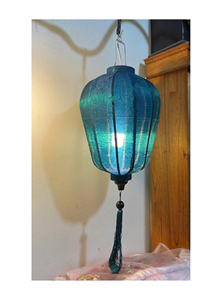 Farol de tela de seda colorido de Vietnam para tiendas de muebles para el hogar, proyectos de hostelería y compradores internacionales - Product Image 3
