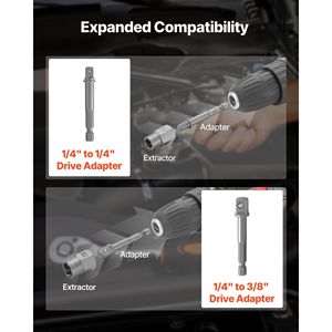 Set di 54 Estrattori per Dadi e Bulloni con Custodia Solida, Estrattore per Viti per Rimozione Dadi e Bulloni - Product Image 5