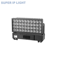 Luz Móvil LED RGBW de 1200W 40x30W, IP65 Impermeable, Aleación de Aluminio, Iluminación para Escenarios Exteriores, Control DMX512, 20000 Horas