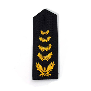 Épaulettes en tissu brodé de style classique personnalisées avec strass pour le grade de Major Général de Prusse - Product Image 1