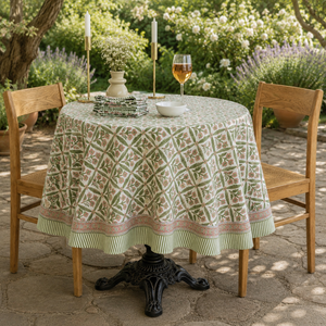 Customized Handmade Solid Cotton Square Dining <b>Table</b> Cover Reusable Durable Eco-Friendly Washable Christmas All-Season Modern - Product Image 2