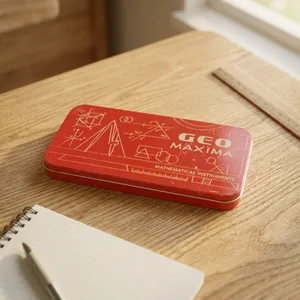 Most Selling Vikas GEO MAXIMA Geometry <b>Box</b> Durable <b>Metal</b> Case Geometry <b>Tool</b> Kit with Essential Mathematical Instruments - Product Image 5