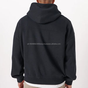 Vêtements de sport décontractés 100% coton Logo personnalisé Pull 100% coton Sweat-shirt lourd pour hommes - Product Image 3