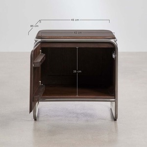 Buffet moderne minimaliste en bois avec structure métallique pour salon, meuble de rangement pour la maison - Product Image 6