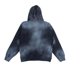 Sudaderas con capucha para hombre, al por mayor, personalizadas, de algodón 100% de gramaje alto, estilo oversize, de felpa, estilo urbano, vintage, con estampado de lavado ácido, con cremallera y efecto desgastado - Product Image 2