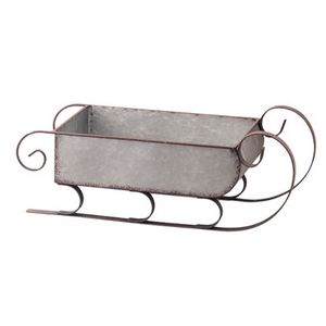 Best Arrival Indoor Outdoor Christmas Sleigh Customizable Size Eco-Friendly Customized Color Iron Metal Classic <b>Santa</b> Sleigh - Product Image 4