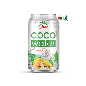 490ml Vinut enlatado Agua de coco con sabor a café Diseña tus distribuidores de etiquetas 1 en Vietnam - Product Image 4