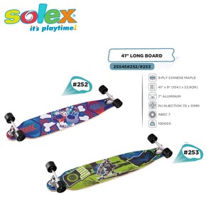 Longboard Profesional Completo para Skateboarding, Cruiser y Freeboard con Madera de Arce Ruso de 9 Capas - Product Image 3