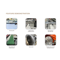 Machine automatique de fabrication de portes en bois CNC haute précision 35 kW 380 V, scie à bois pour portes, scie à quatre côtés pour panneaux de porte en bois massif et MDF