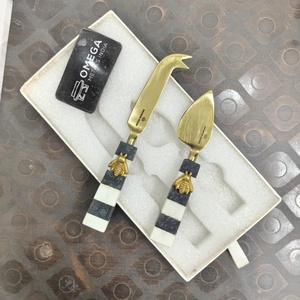 Manufacturer of <b>Cheese</b> Knife <b>Set</b> Marble Handle Modern Simple Design 5 Inch Dishwasher Safe Home Kitchen Use - Product Image 4