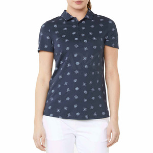 Camiseta Polo Transpirable para Mujer, Camiseta Polo con Logotipo Personalizado Estampado, Camiseta Polo Elegante para Mujer, Camiseta Polo Ajustada para Mujer - Product Image 4