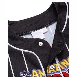 Camiseta de Béisbol Sublimada Transpirable para la Liga Juvenil, Nombre y Número Personalizados, Uniforme con Botones Completos para Equipos de Béisbol Juveniles - Product Image 4