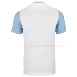 Maillot de football de Slovénie bleu clair et blanc, blocs de couleur, polyester, anti-humidité, col rond, maillot de sport personnalisé pour hommes - Product Image 4