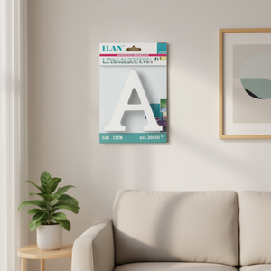 Ilan Lettera Decorativa A 11Cm Bianca Per Decorazione Murale - Product Image 3