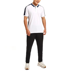 Camiseta polo informal para hombre, de algodón, manga corta, transpirable, para verano, tela suave, con cuello, ajuste cómodo, para uso diario. - Product Image 1