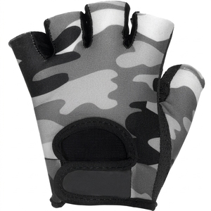 Gants demi-doigts en nylon antidérapants pour femmes, respirants, compatibles écran tactile, avec poignet réglable, pour yoga, musculation et gym - Product Image 2