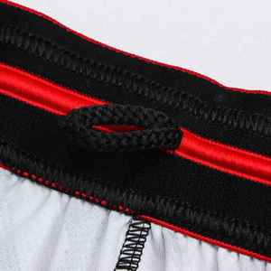 Shorts de sport décontractés pour hommes en laine, taille mi-haute, avec fermeture élastique, respirants et à séchage rapide, pour la course à pied - Vente en gros - Product Image 4