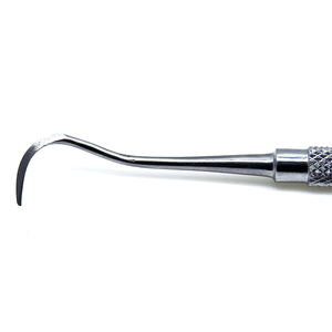 Détartreur dentaire professionnel double extrémité en acier inoxydable, à poignée ergonomique, manuel, instruments chirurgicaux à 5 mors par Grip Surgical - Product Image 2