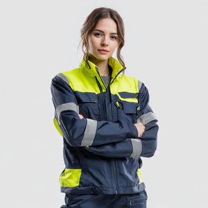Work Wear Safety Warm <b>Jackets</b> Women Custom Construction High Visibility Reflective Clothing Safety <b>Jackets</b> Women's - Product Image 3