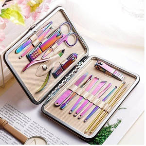 Multi function Stainless Steel Nail Clipper Set Manicure Pedicure Scissor Tweezers Nail Art Tools Set - Product Image 5