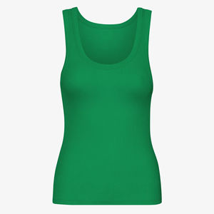 Camiseta sin mangas sexy para mujer, con encaje, botones, cuello redondo, licra/poliéster, diseño personalizado, deportiva, para gimnasio. - Product Image 1