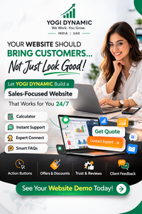 YOGI DYNAMIC, Constructor de Sitios Web Orientado a las Ventas para el Crecimiento Empresarial en India y Emiratos Árabes Unidos - Product Image 1