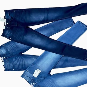 Wholesale Custom Design New Fashion Plus Size <b>Men's</b> <b>Jeans</b> Straight Cut Mid Waist Casual Eco-Friendly Acid Wash <b>Drawstring</b> - Product Image 1