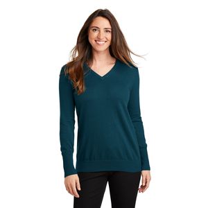 Maglione da Donna con Scollo a V LSW285, Comodo Maglioncino Femminile con Scollo a V - Product Image 3